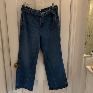 LOFT Blue Flare & Wide Leg Jeans